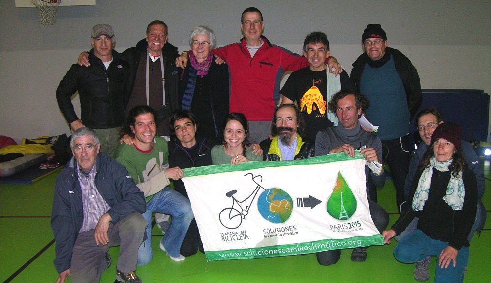 COP21 : Ecologistes espagnols hébergés au Gymnase Cévennes