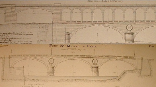 Plan viaduc Point du Jour - Pont Saint-Michel - Paris 15
