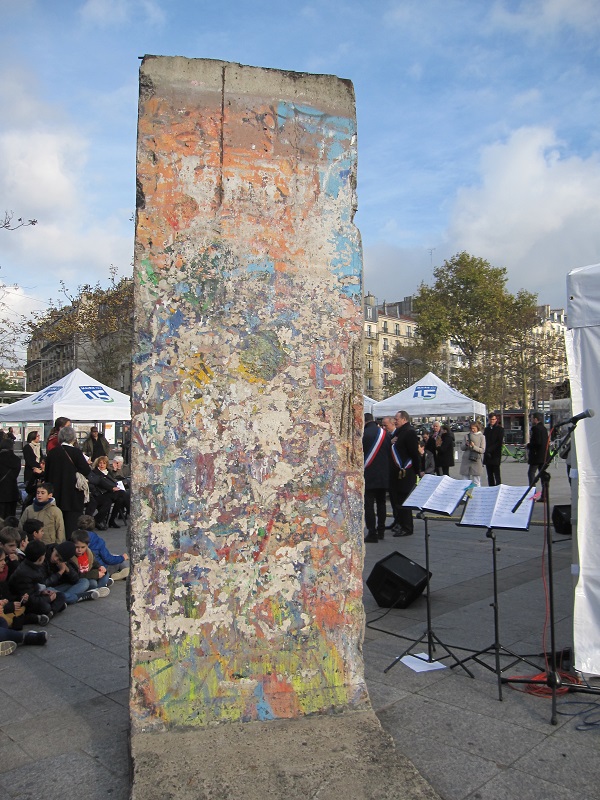 Commémoration - Mur Berlin - 28eme anniversaire - Porte de Versailles - Paris 15