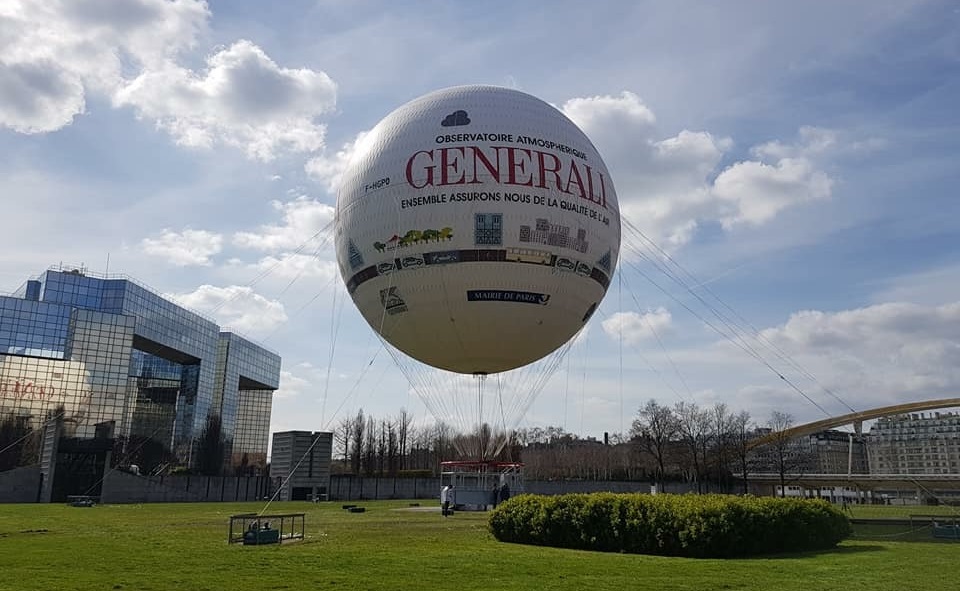 Ballon Generali Airparif - Parc André Citroën - Paris 15ème arrondissement