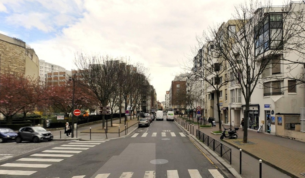 rue Falguière - Paris 15ème arrondissement (c) Mappy