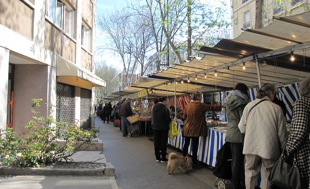 Marché Cervantès - Rue Falguière - Paris 15