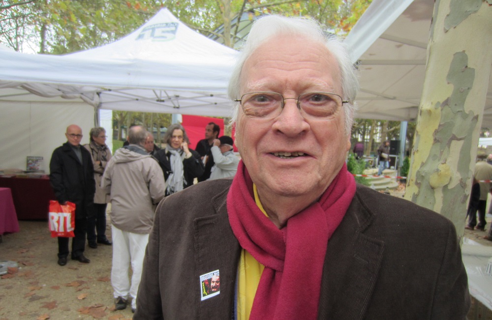 René Froment en 2012 - ACE15 - Journées Brassens - Marché du Livre ancien - Paris 15