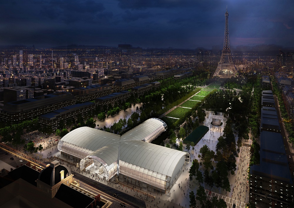 Grand Palais Ephémère Champ de Mars © Wilmotte & Associés Architectes